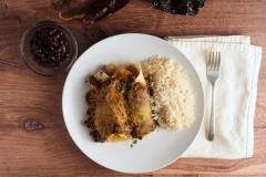 Mole enchiladas